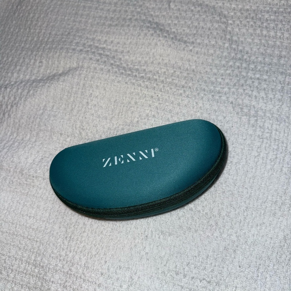 Zenni Blue Light Glasses with Teal Case